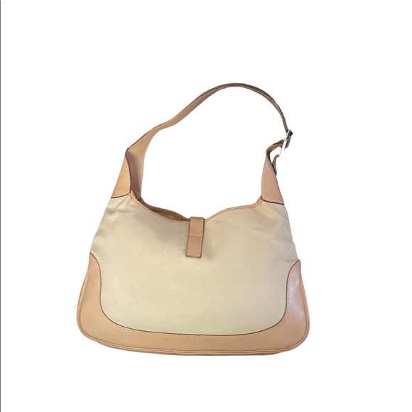 Vintage Gucci Jackie canvas hobo - Picture 2 of 5